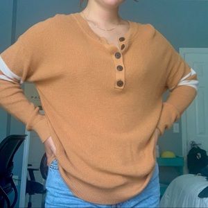 Brown/Orange American Eagle Outfitters Sweater